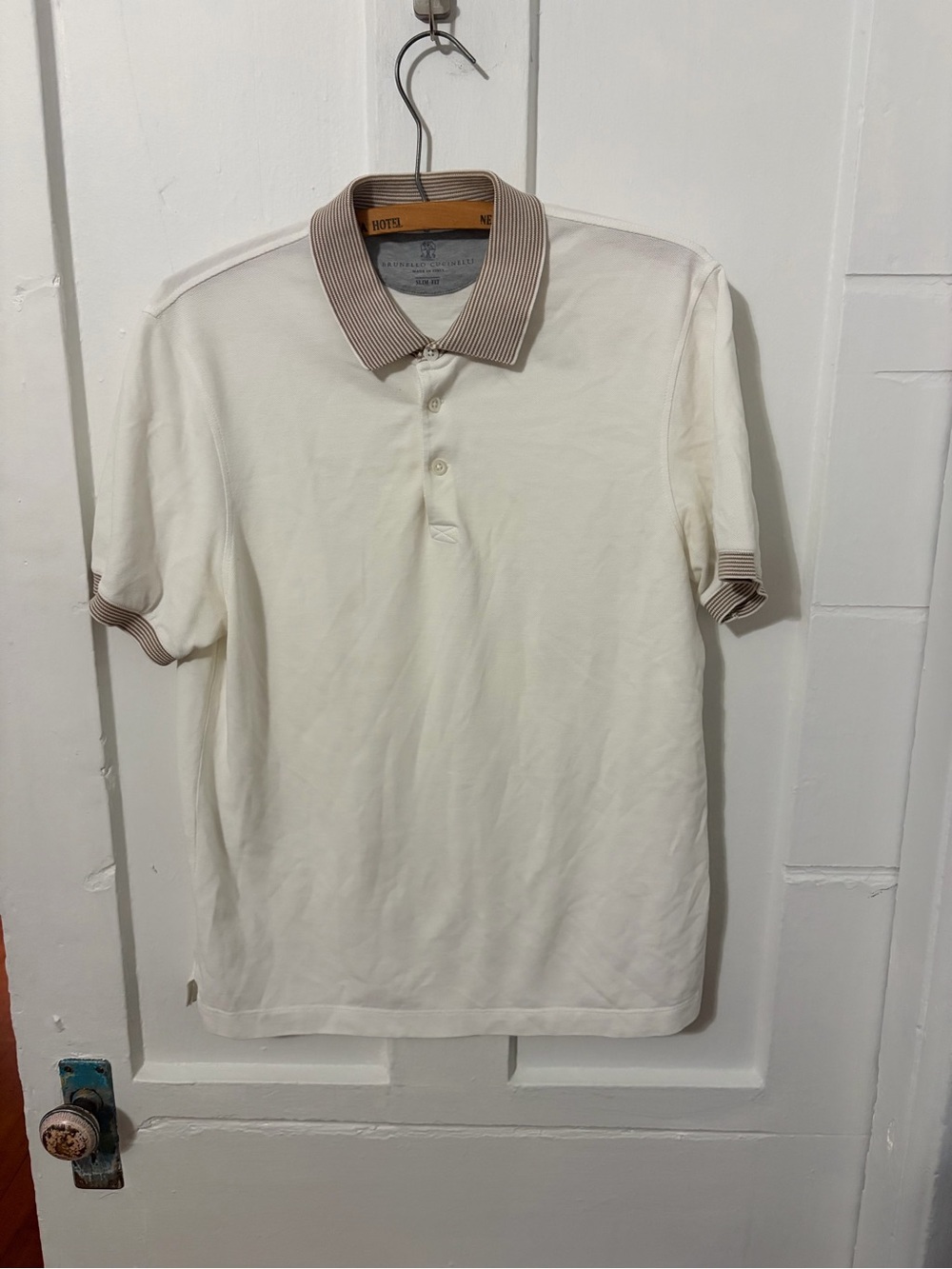 Brunello Cucinelli
Collar Short Sleeve Polo Shirt